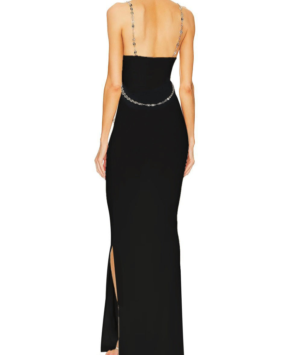 Paige Strappy Chain Detail Maxi Dress