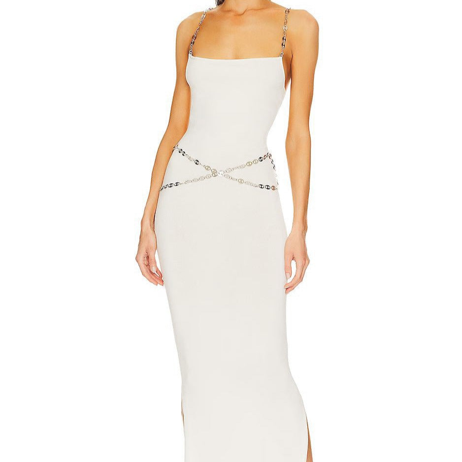 Paige Strappy Chain Detail Maxi Dress