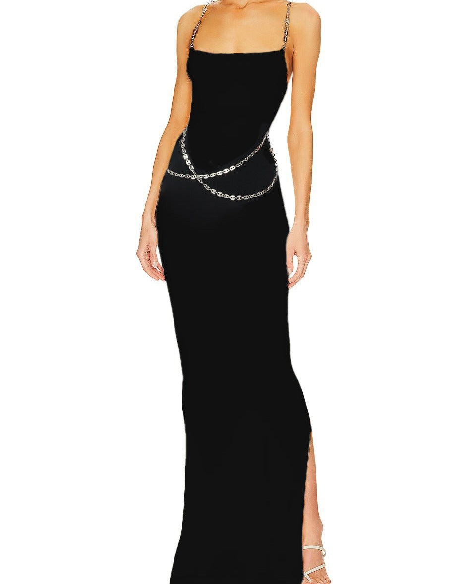 Paige Strappy Chain Detail Maxi Dress