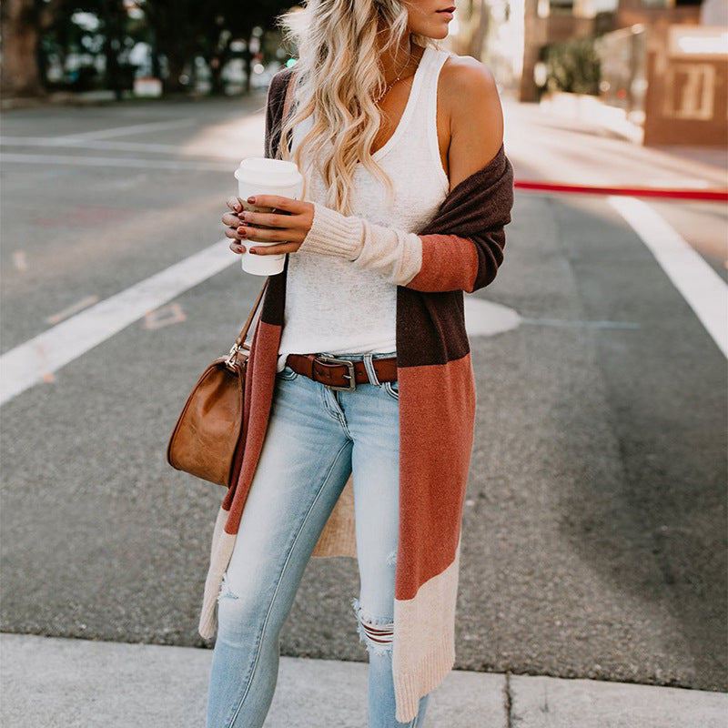 Women's Long Open Cardigan Sweater