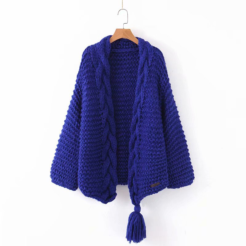 Women's Tassel Knitted Coat