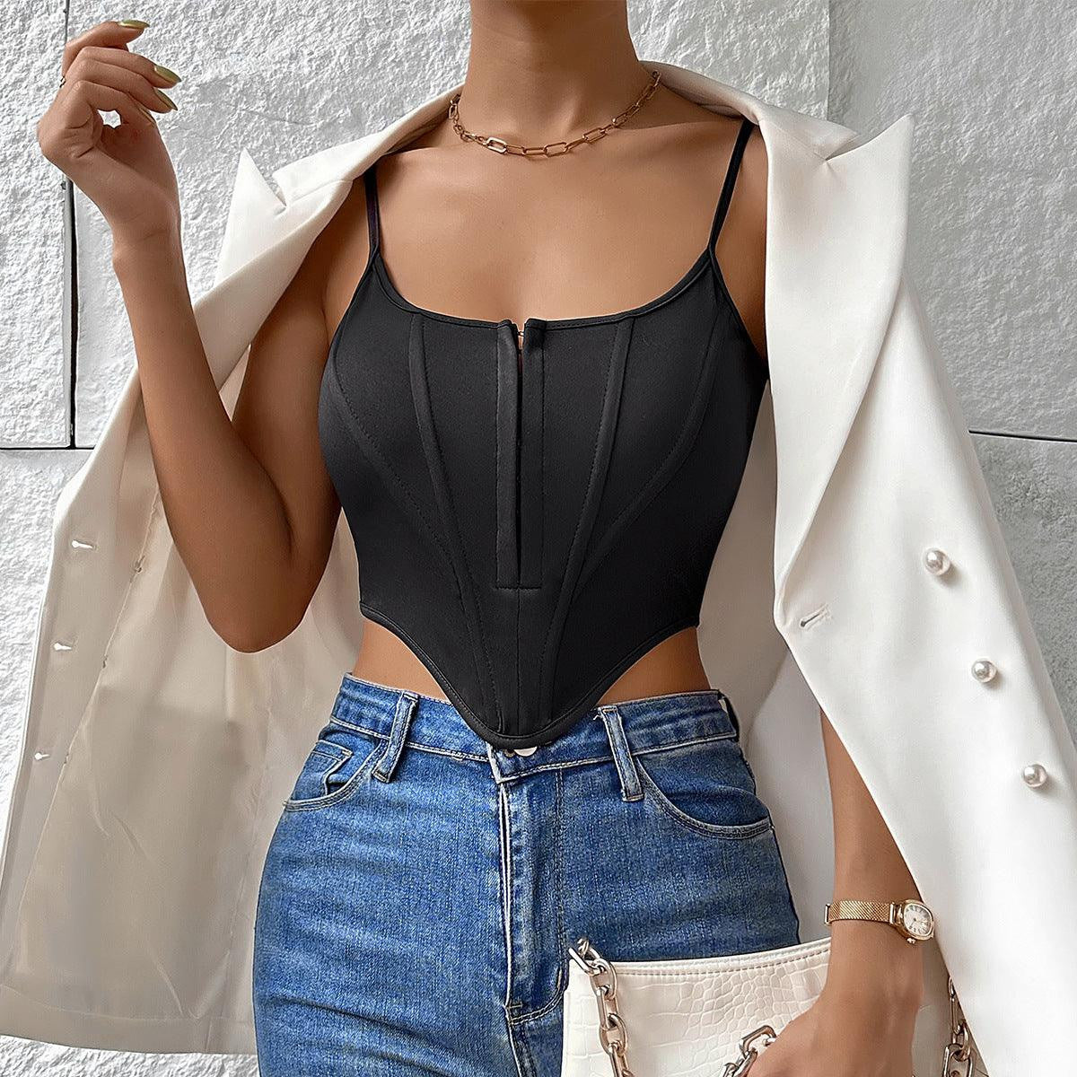 Alice Strappy Asymmetrical Hem Cami Shapewear Top
