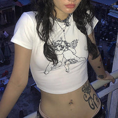 Amara Printed Crop Top