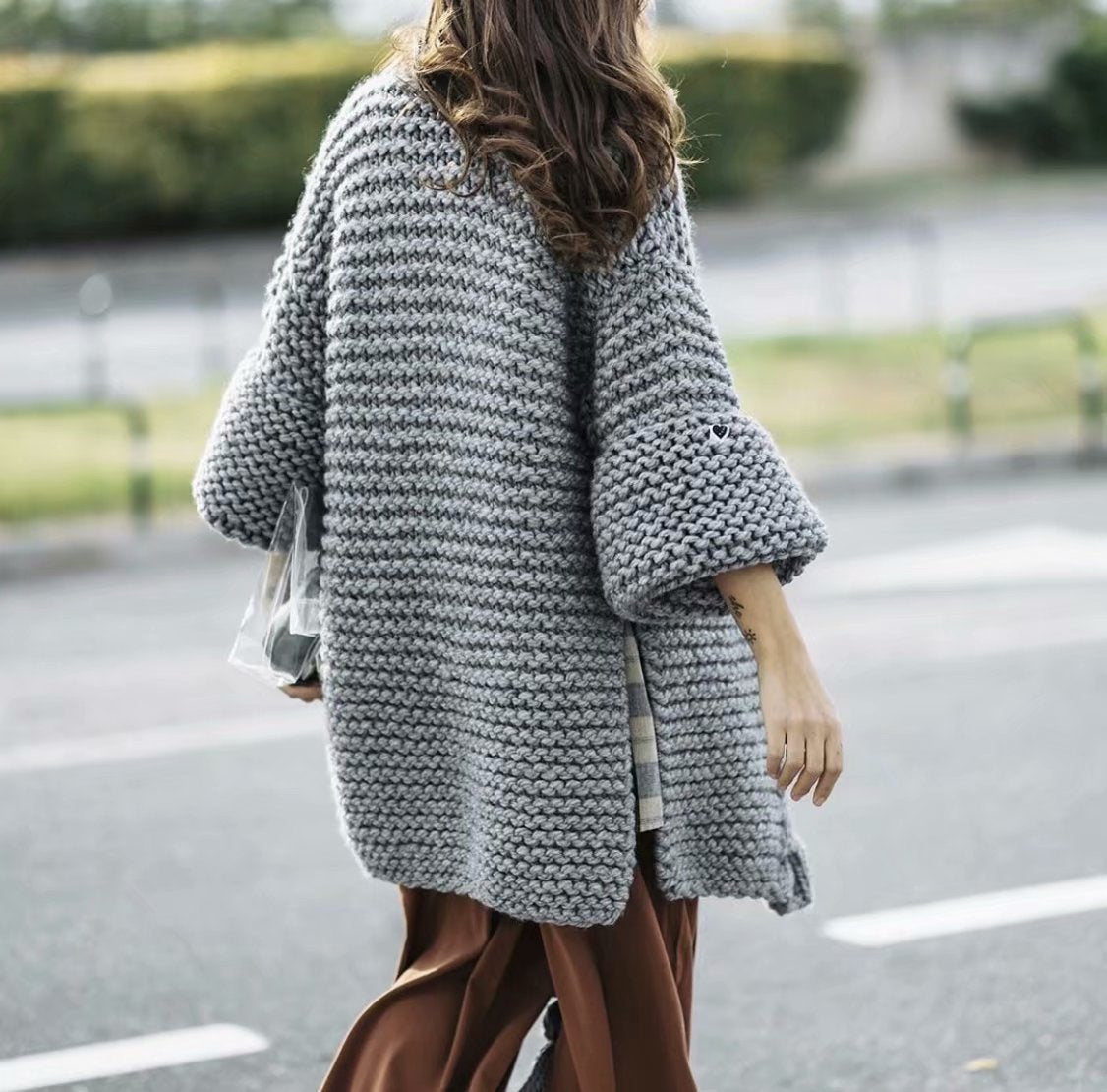 Women's Tassel Knitted Coat