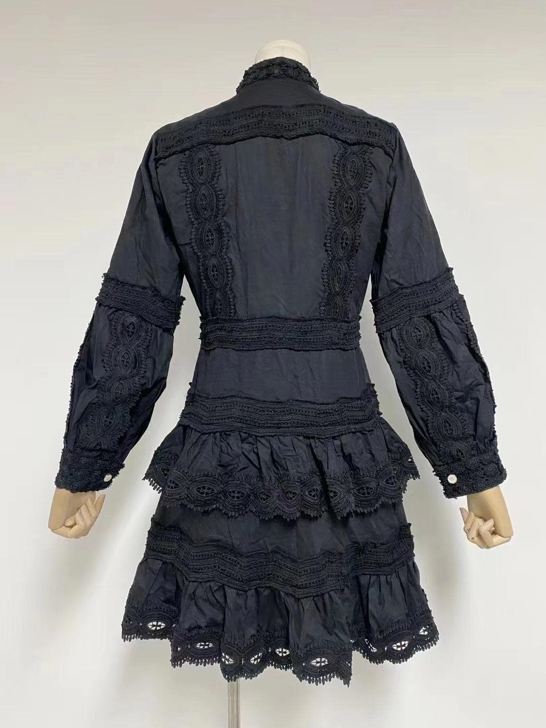 Bane Solid Mini Peplum Dress