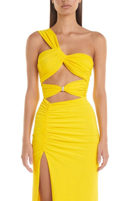 Carlin Whilst Contouring Maxi Dress