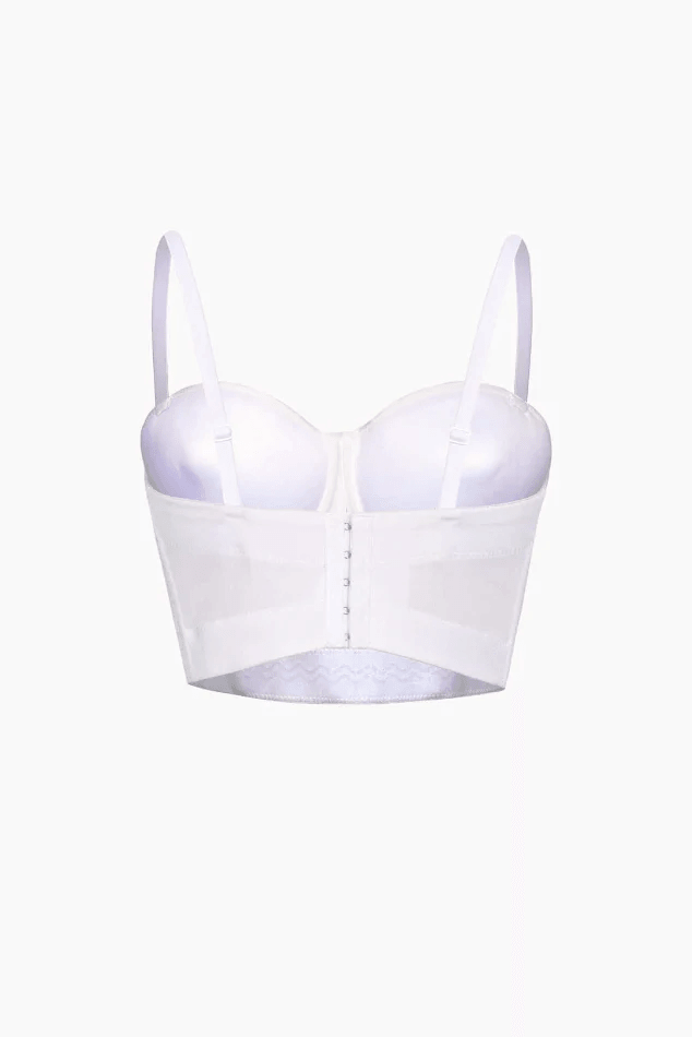 Chain Detail Bustier Corset Top