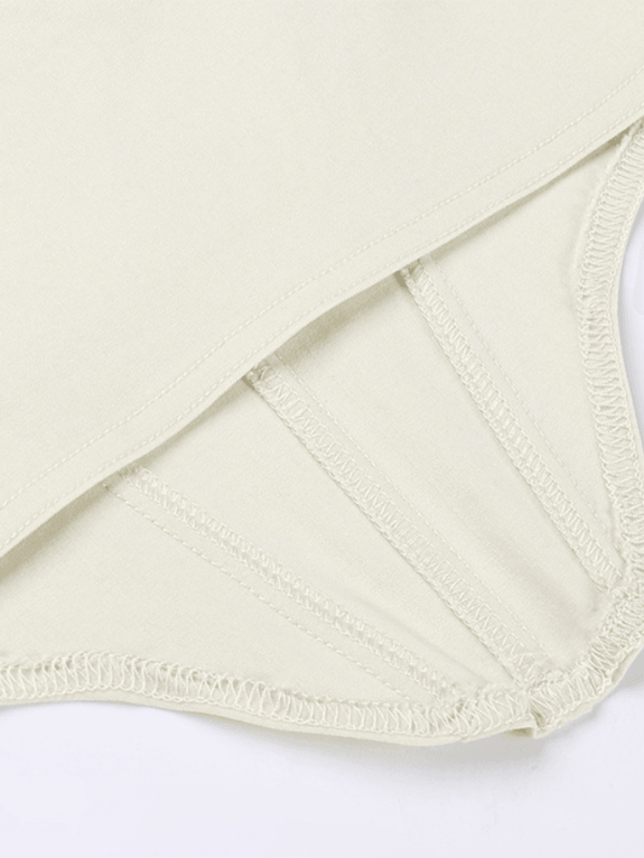 Contrast Color Slim Corset Top