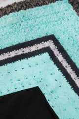 Contrast Print Cross Back Maxi Dress