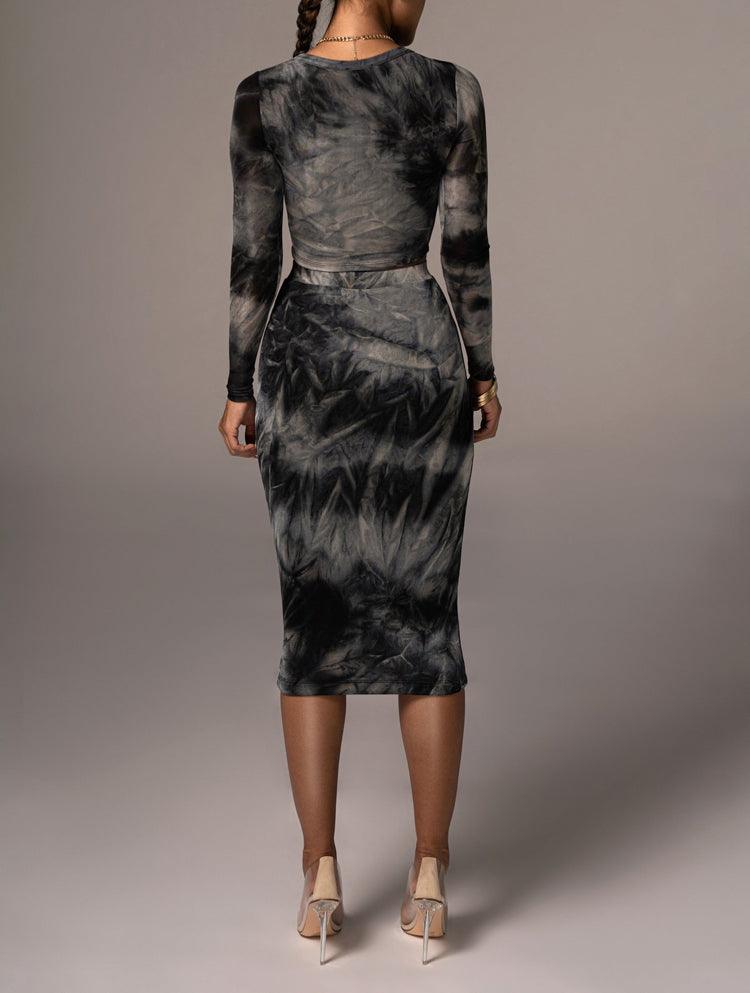 Edwina Tie-dye Skirt Set