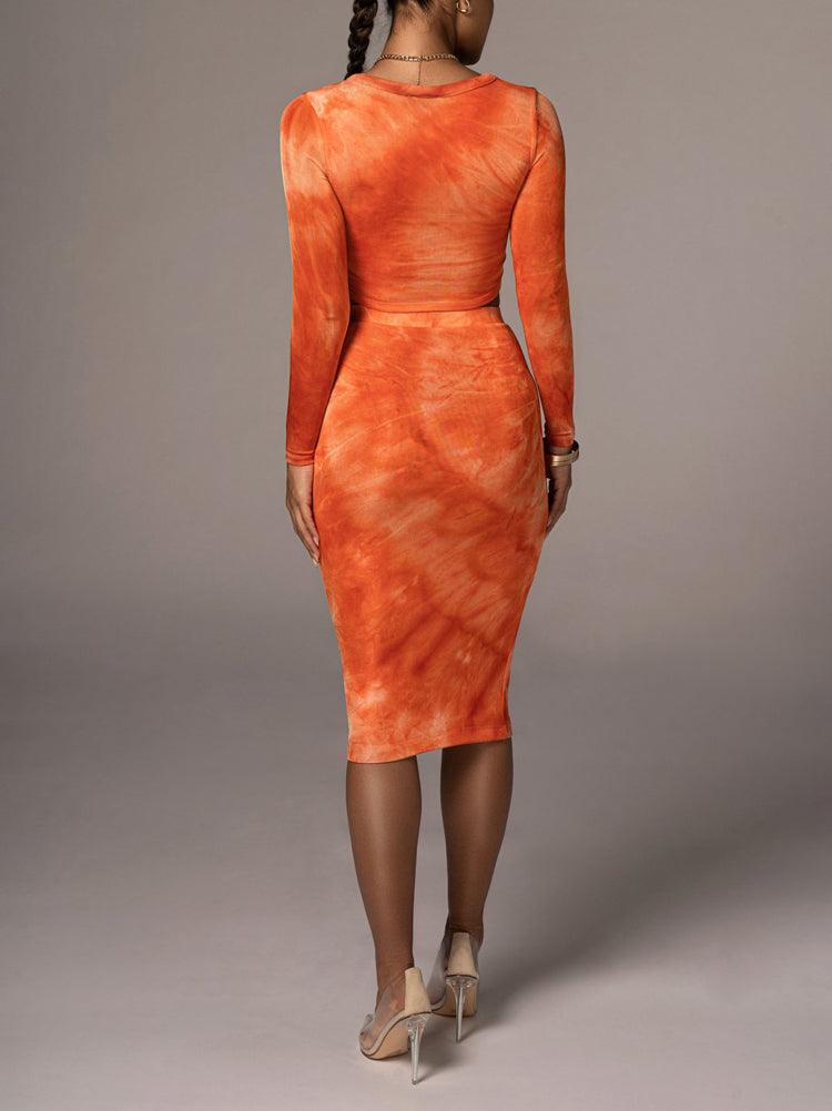 Edwina Tie-dye Skirt Set