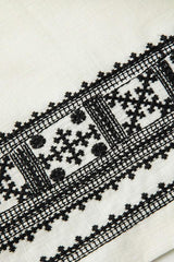 Embroidery Pattern Wide Leg Pants