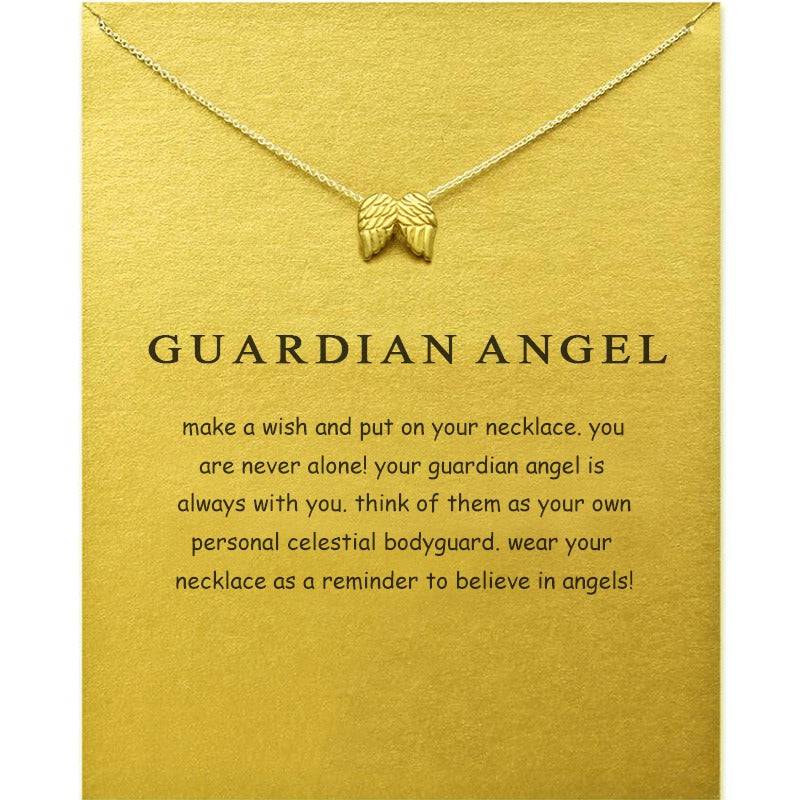 Angel Wings Instagram Wind Wings Light Luxury Gold Plated Alloy Collar Short Necklace
