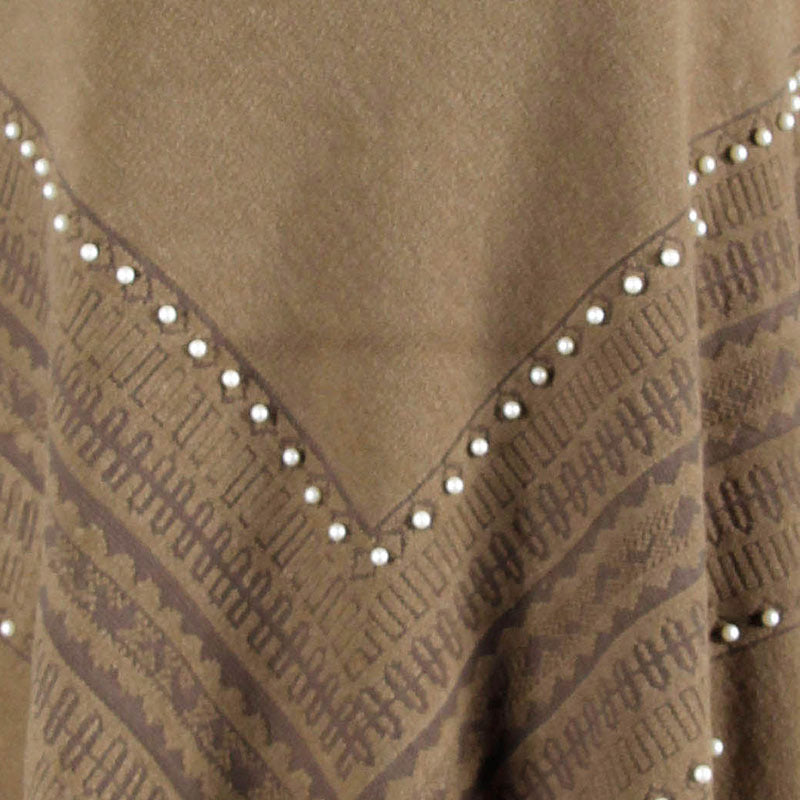 Tassel Fringed Pullover Bead Fur Collar Sweater Cloak Shawl Cape