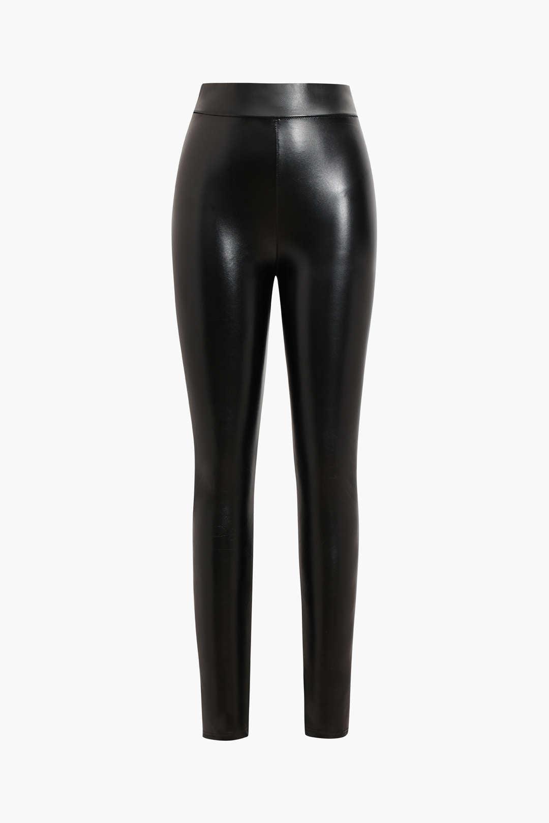 Faux Leather Skinny Pants