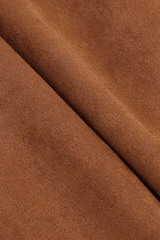 Faux Suede Side Slit Mini Skirt