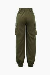 Flap Pocket Cuffed Cargo Pants