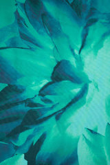 Floral Print Cowl Neck Backless Maxi Dress