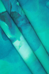 Floral Print Cowl Neck Backless Maxi Dress