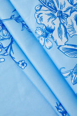 Floral Print V-neck Maxi Dress