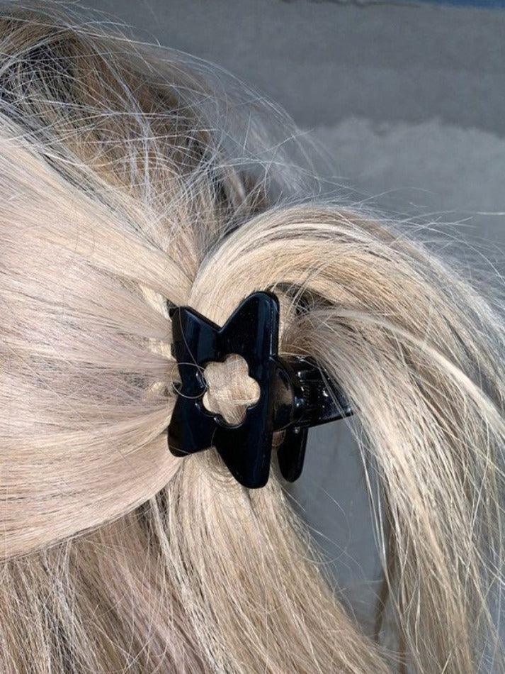 Hollow Out Star Pattern Hair Claw Clip