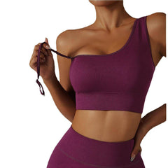 Cierra Asymmetrical Neck Sports Top