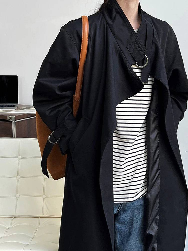 Athena Detachable Neck Strap Trench Coat