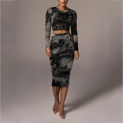 Edwina Tie-dye Skirt Set