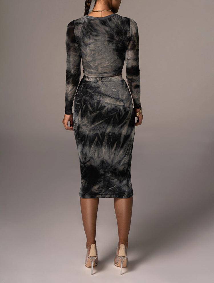 Edwina Tie-dye Skirt Set