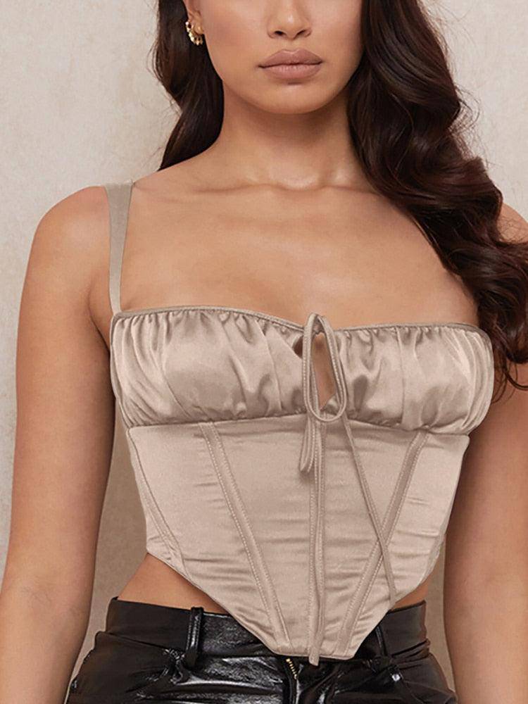 Rosaline Solid Tank Topt
