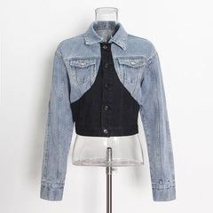 Brinley Long Sleeve Pocketed Denim Jacket