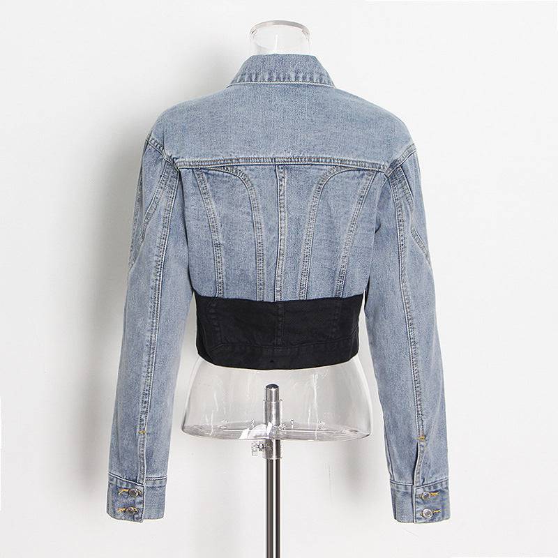 Brinley Long Sleeve Pocketed Denim Jacket