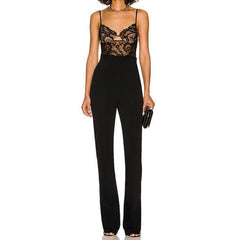 Antoine Sleeveless Lace Jumpsuit