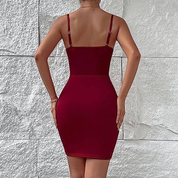 Judith Spaghetti Strap Corset Mini Dress