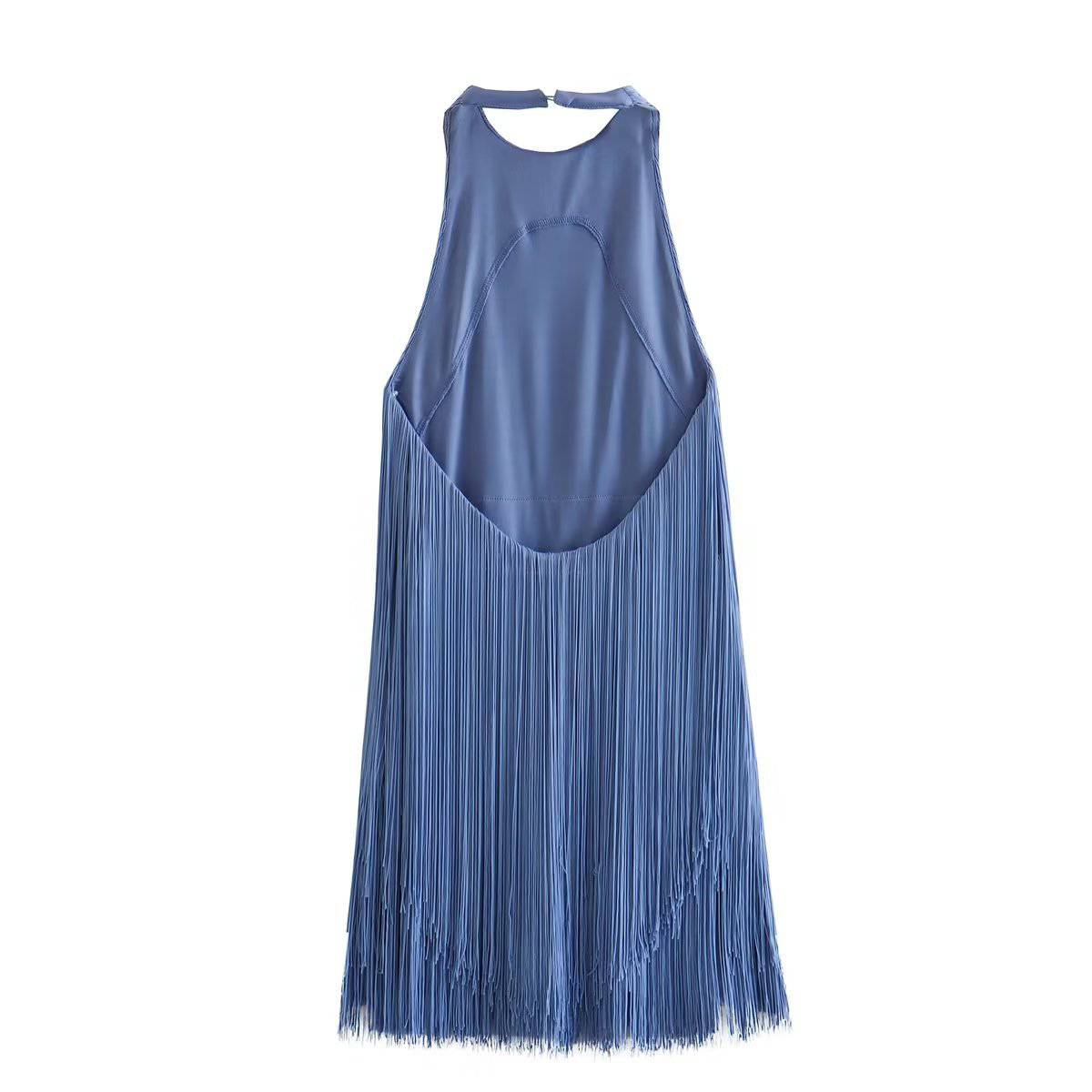 Aylin Layered Fringed Flapper Mini Dress