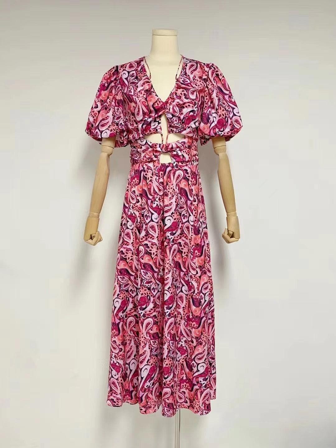 Barbi Allover Paisley Maxi Dress