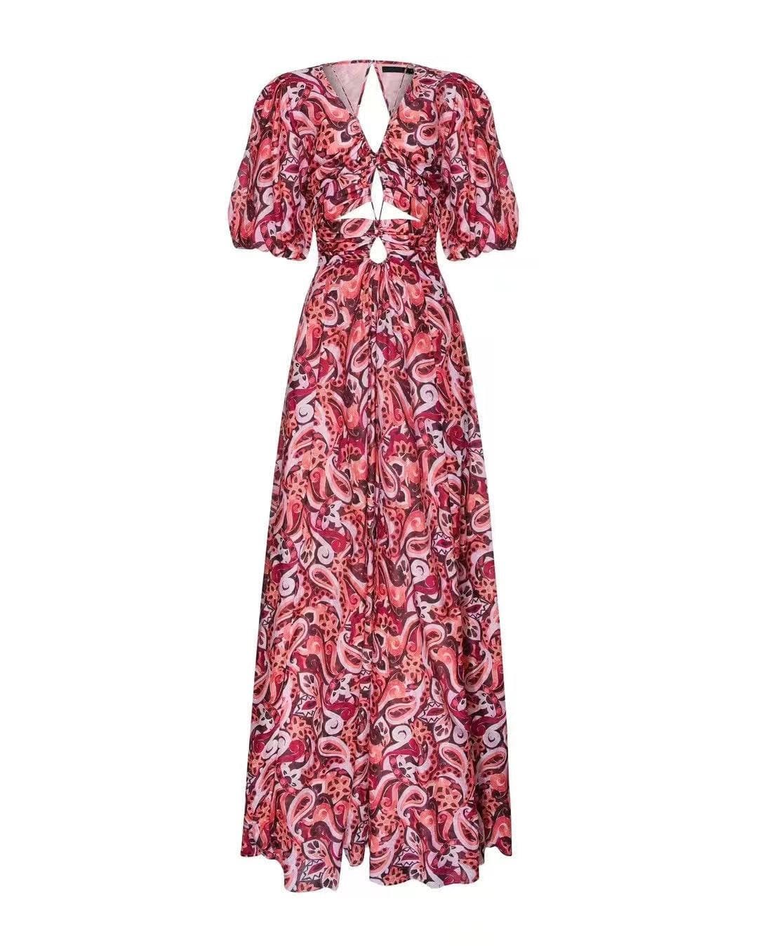 Barbi Allover Paisley Maxi Dress