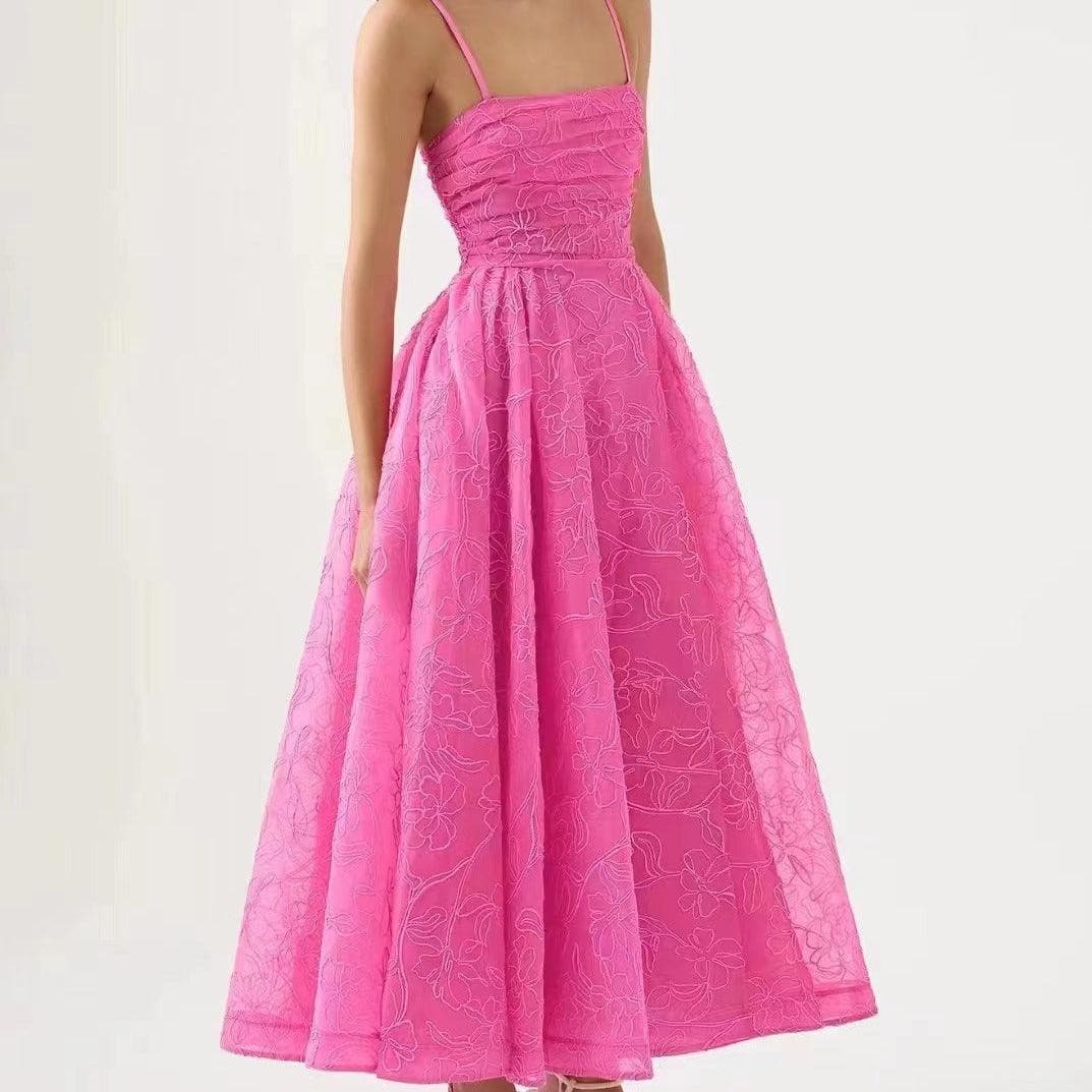 Barb Spaghetti Strap A-line Dress