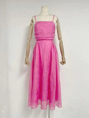 Barb Spaghetti Strap A-line Dress