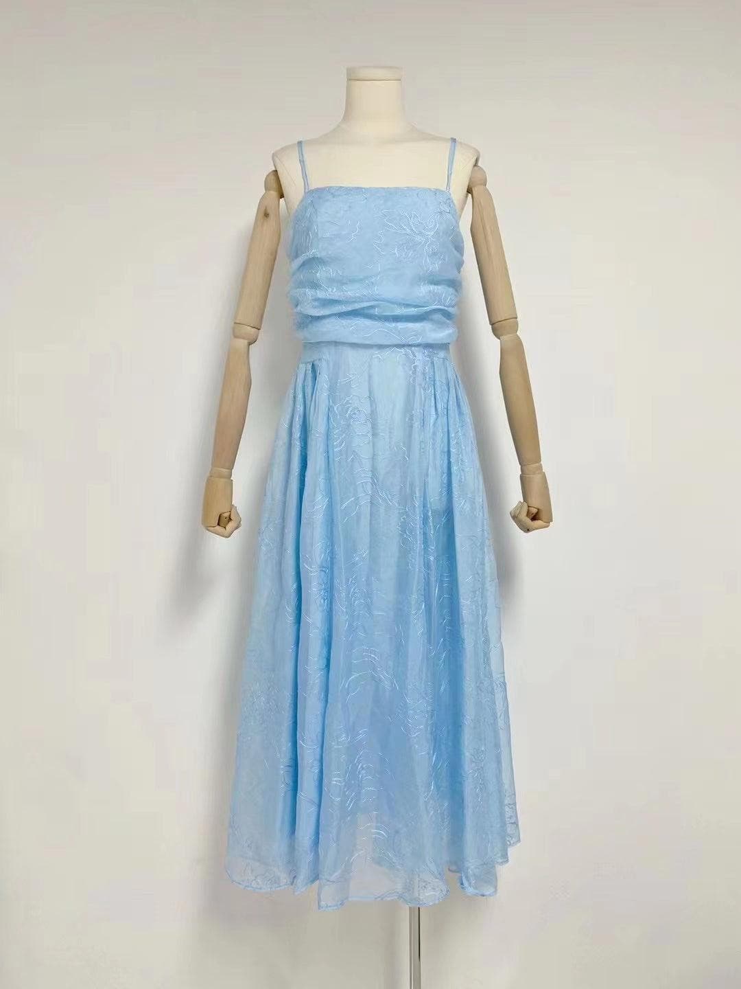 Barb Spaghetti Strap A-line Dress