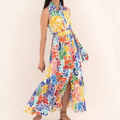 Jessamine Floral Cotton Maxi Dress