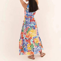 Jessamine Floral Cotton Maxi Dress