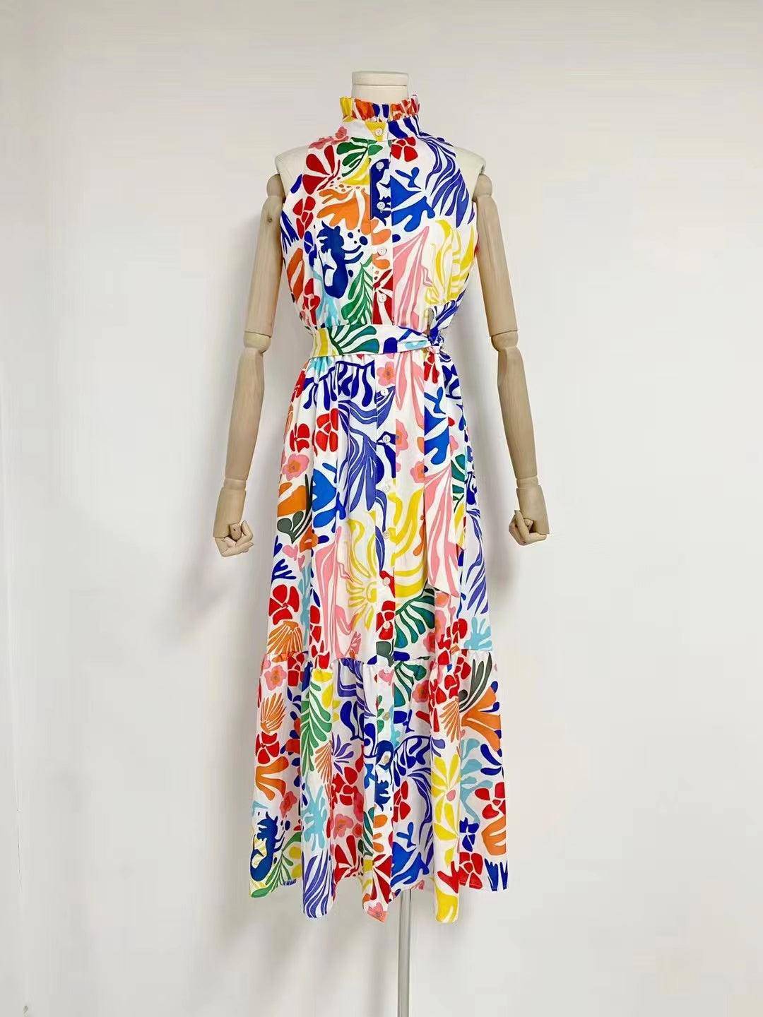 Jessamine Floral Cotton Maxi Dress