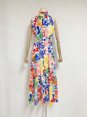 Jessamine Floral Cotton Maxi Dress