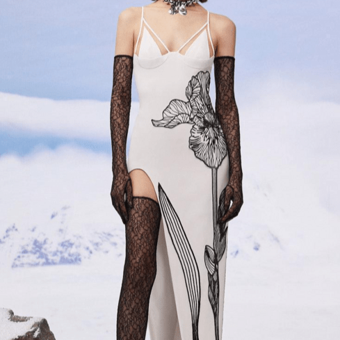 Rebecca  Strappy Floral Print Maxi Dress