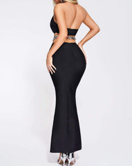 Ruby Sleeveless Chain Cut Out Maxi Dress