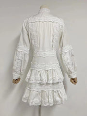 Bane Solid Mini Peplum Dress