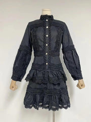 Bane Solid Mini Peplum Dress
