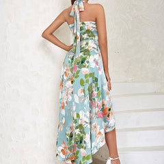 Allyson Criss Cross Tie Backless Dress