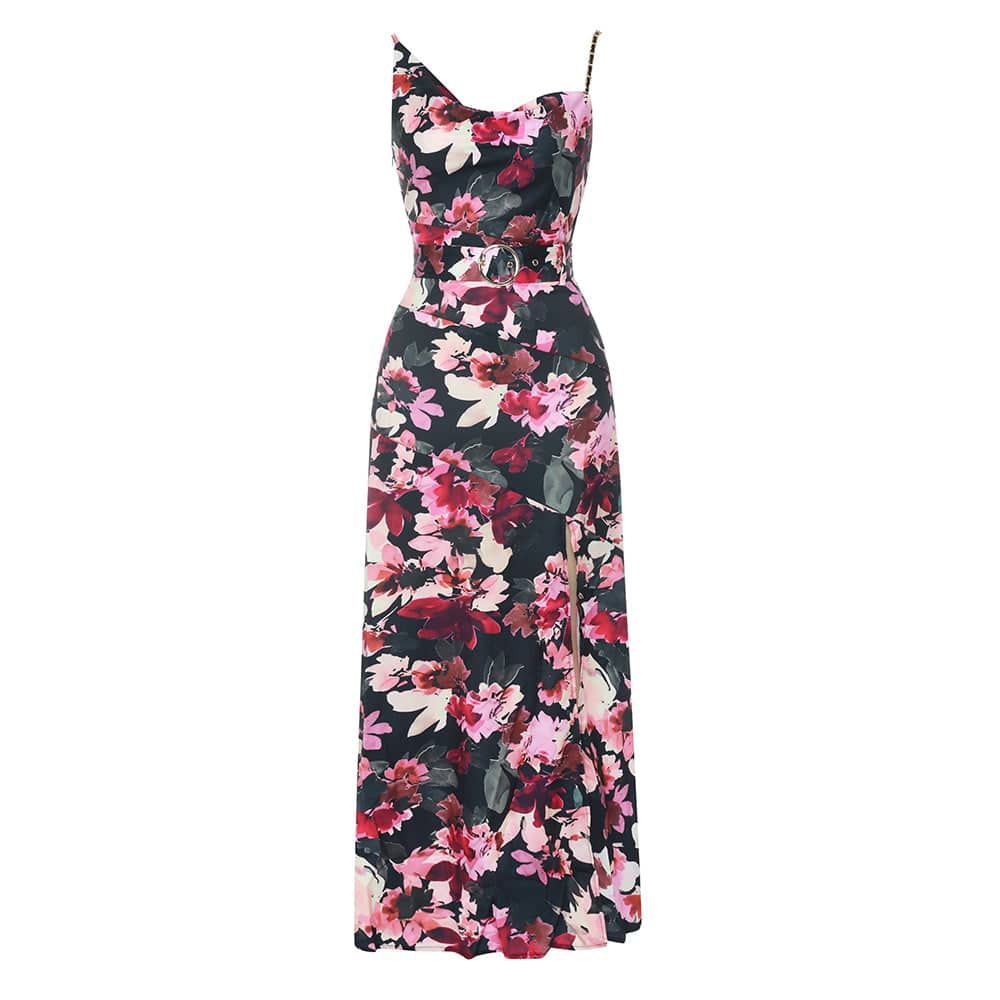 Meredith Sleeveless Floral Maxi Dress